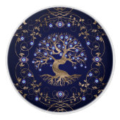 Baum des Lebensbösen Auges Keramikknauf (Vorderseite)