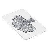 Baum des Lebensdoodles Magnet (Rechte Seite)