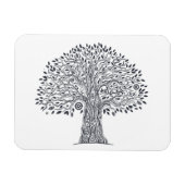 Baum des Lebensdoodles Magnet (Horizontal)