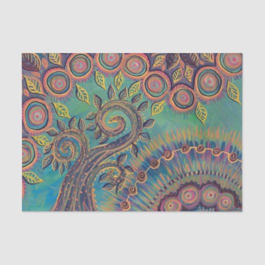 Baum des LebenSeidenpapiers Seidenpapier (Vorderseite)