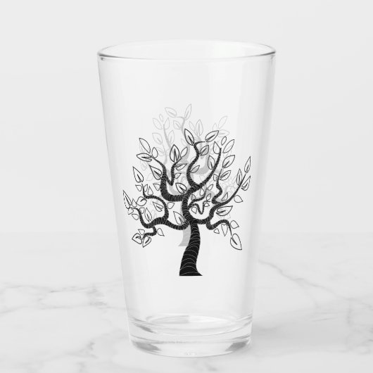 Baum des Lebensglases Glas (Rückseite)