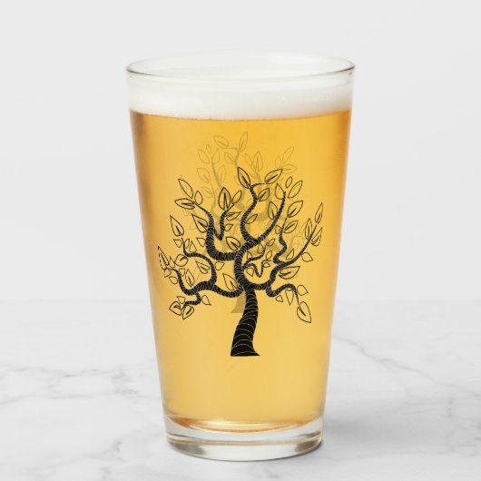 Baum des Lebensglases Glas (Vorne (Gefüllt))