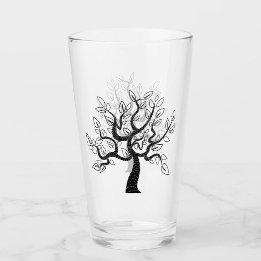 Baum des Lebensglases Glas (Vorderseite)