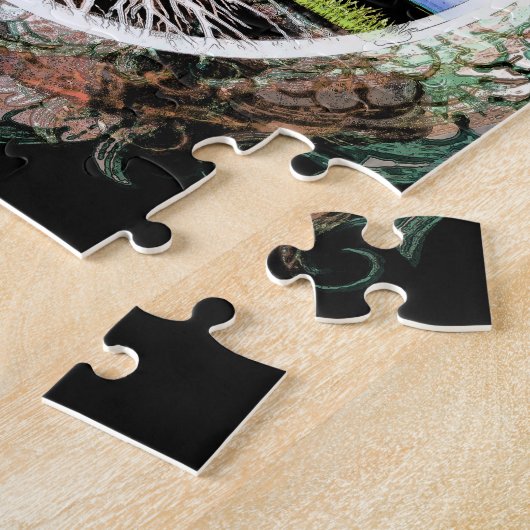 Baum des Lebensglücks Puzzle (Seite)