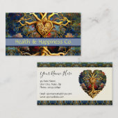 Baum des Lebensherzes Visitenkarte (Vorne/Hinten)