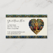 Baum des Lebensherzes Visitenkarte (Rückseite)