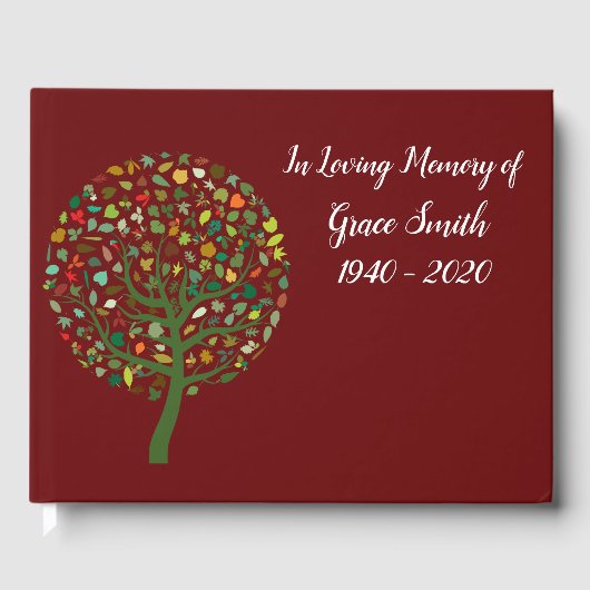 Baum des Lebenskunstbeergehrens Gästebuch (Vorderseite)