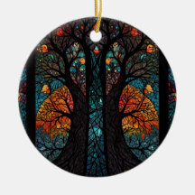 Baum des Lebensmosaik-Buntglaseffekts