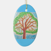 Baum des lebensovalen Ornaments Keramikornament (Rechts)