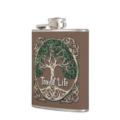 Baum des Lebenspapiers Flachmann (Links)