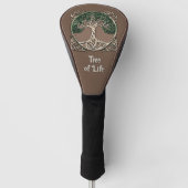 Baum des Lebenspapiers Golf Headcover (Vorderseite)