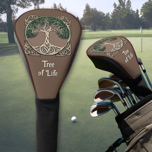 Baum des Lebenspapiers Golf Headcover