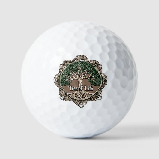 Baum des Lebenspapiers Golfball (Vorderseite)