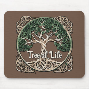 Baum des Lebenspapiers Mousepad