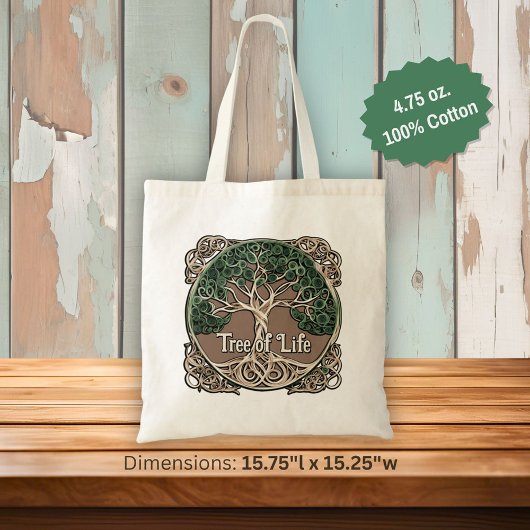 Baum des Lebenspapiers Tragetasche