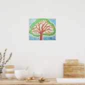 Baum des Lebensplakats Poster (Küche)