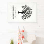 Baum des Lebensunterhalts Beileid Beerdigungsdenkm Banner (InSitu)