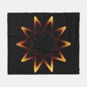 Baum des lebhaften Orangen-Symbols Fleecedecke (Vorderseite (Horizontal))