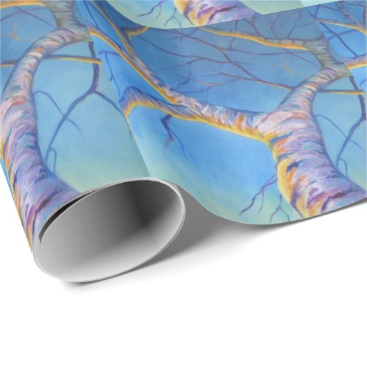 BAUM DES LICHTES GESCHENKPAPIER (Rolleneckpunkt)