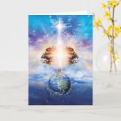 Baum des Lichtes Karte (Gelbe Blume)