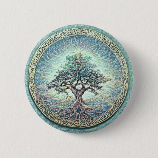 Baum des Lichts des Lebens Button (Vorderseite)