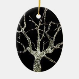 'Baum des Lichts' Keramikornament