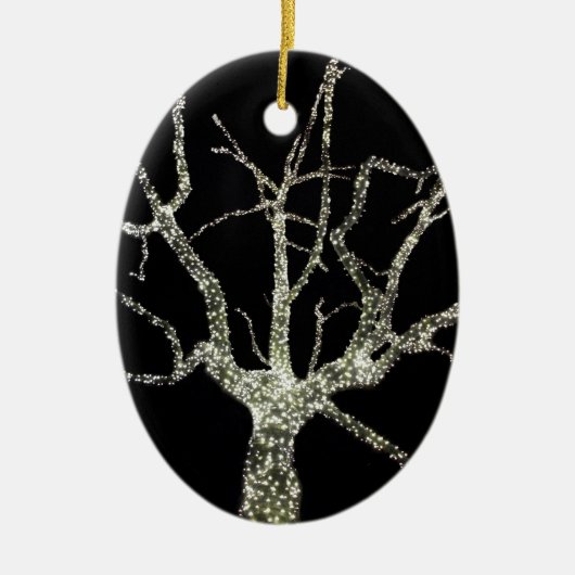 'Baum des Lichts' Schmuck Keramikornament (Vorne)