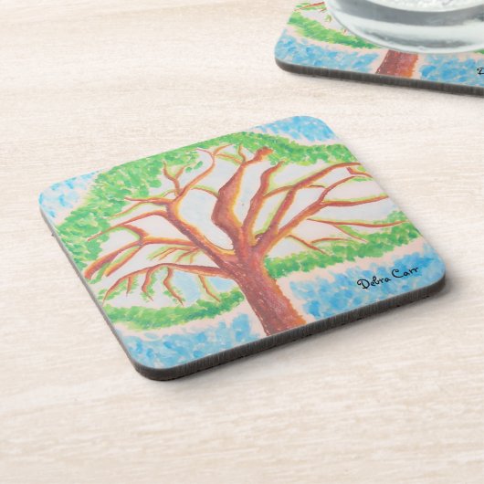 Baum des Life-Cork-Untersetzer Getränkeuntersetzer (Linke Seite)