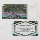 Baum des Life See-Randes Visitenkarte (Vorne/Hinten)