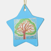 Baum des Life-Star-Ornaments Keramikornament (Links)