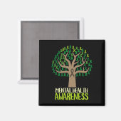 Baum des nationalen Monats der Bewusstseinsbildung Magnet (Vorderseite/Rückseite)