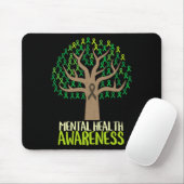 Baum des nationalen Monats der Bewusstseinsbildung Mousepad (Mit Mouse)