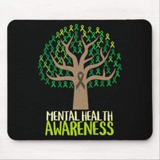 Baum des nationalen Monats der Bewusstseinsbildung Mousepad