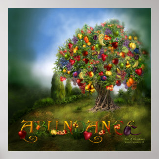 Baum des reichhaltigen Kunstplakats/Printwerbung Poster