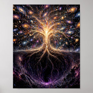 Baum des Schöpfungsplakat Poster