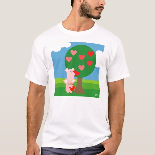 Baum des T - Shirt der Liebe (vorne Design) (Vorderseite)
