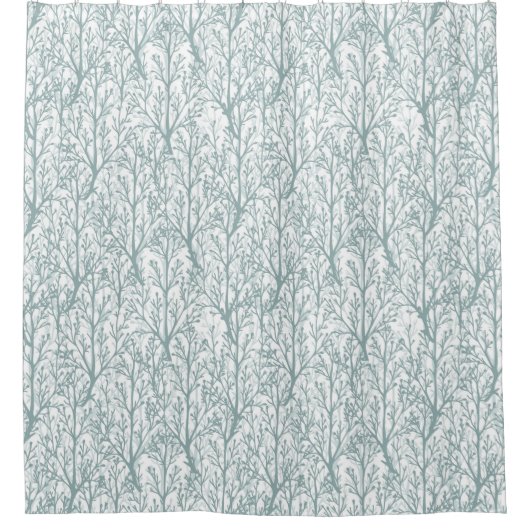 Baum- des Waldesmuster Duschvorhang (Vorderseite)