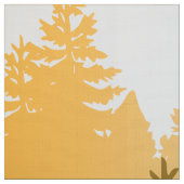 Baum- des WaldesSilhouette-Illustration Stoff (Muster)
