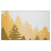 Baum- des WaldesSilhouette-Illustration Stoff (Fat Quarter (45,7 x 55,9 cm))