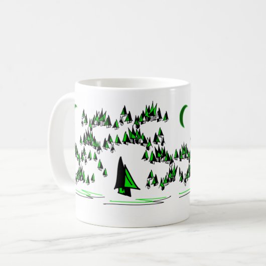 Baum- des WaldesTasse Kaffeetasse (Vorderseite Links)
