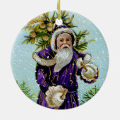 Baum des Weihnachtsmanns Keramik Ornament (Hinten)