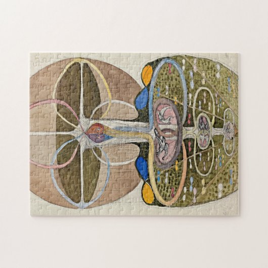 Baum des Wissens, Nr. 1, 1915, von Hilma af Klint Puzzle (Horizontal)