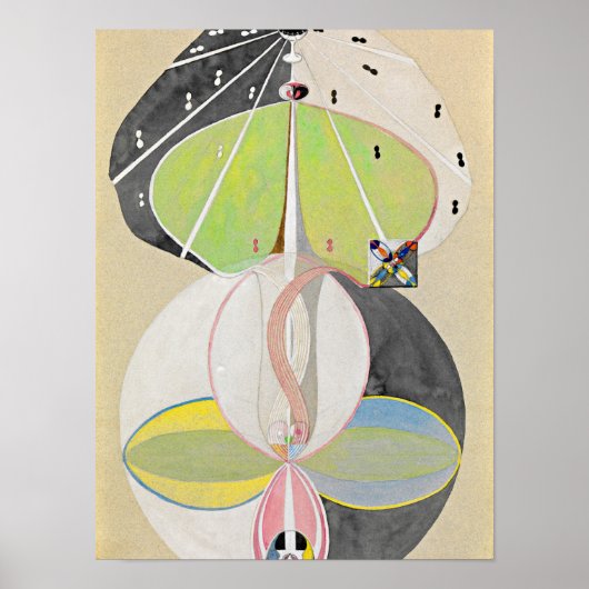 Baum des Wissens, Nr. 2, 1915, von Hilma af Klint Poster (Vorne)