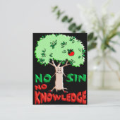 Baum des Wissens Postkarte (Stehend Vorderseite)