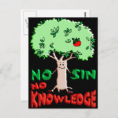 Baum des Wissens Postkarte (Vorne/Hinten)