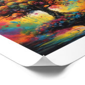 Baum des Wissens von gutes und böses Poster (Ecke)