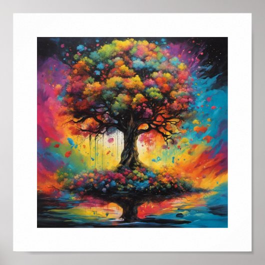 Baum des Wissens von gutes und böses Poster (Vorne)