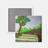 Baum-Detail-Lackmagnet durch Jamie Magnet (Vorderseite/Rückseite)