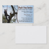 Baum-Dienstleistungsunternehmen-Karte Visitenkarte (Vorne/Hinten)