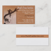 Baum-Dienstleistungsunternehmen-Karte Visitenkarte (Vorne/Hinten)